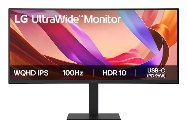 Monitor LG 34U650A-B 34"/IPS,zakrivljen,21:9/3440x1440/100Hz/5ms GtG/HDMIx2,DP,USB,USB C,RJ45/visina