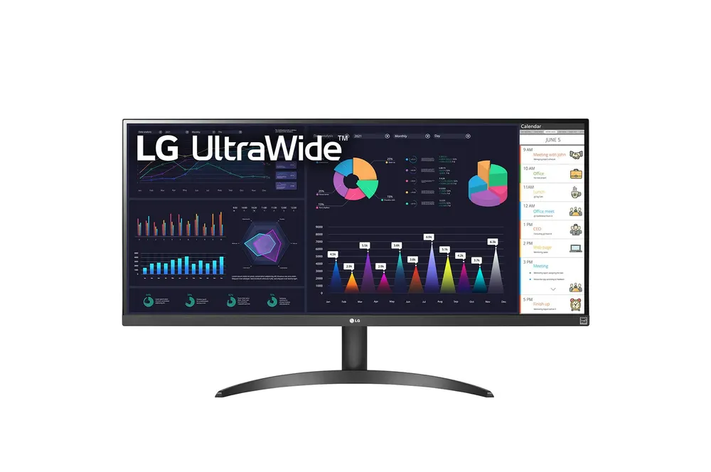Monitor LG 34WQ500-B.AEU 34"/IPS,21:9/2560x1080/100Hz/5ms GtG/HDMI,DP/Freesync/crna