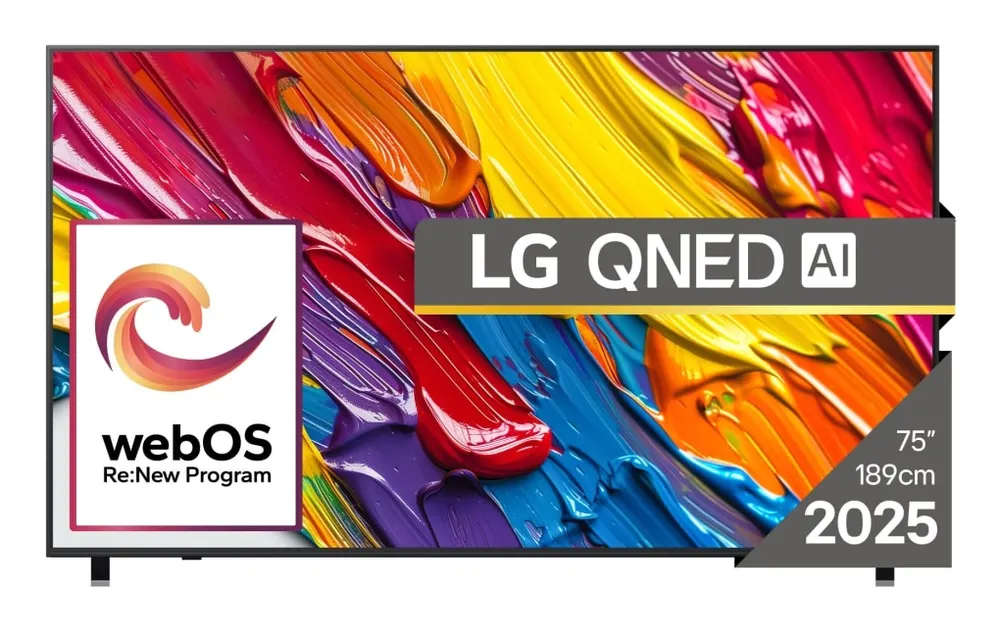 Televizor LG 75QNED84A3C/QNED/75"/4K Ultra HD/smart/webOS 25/crna