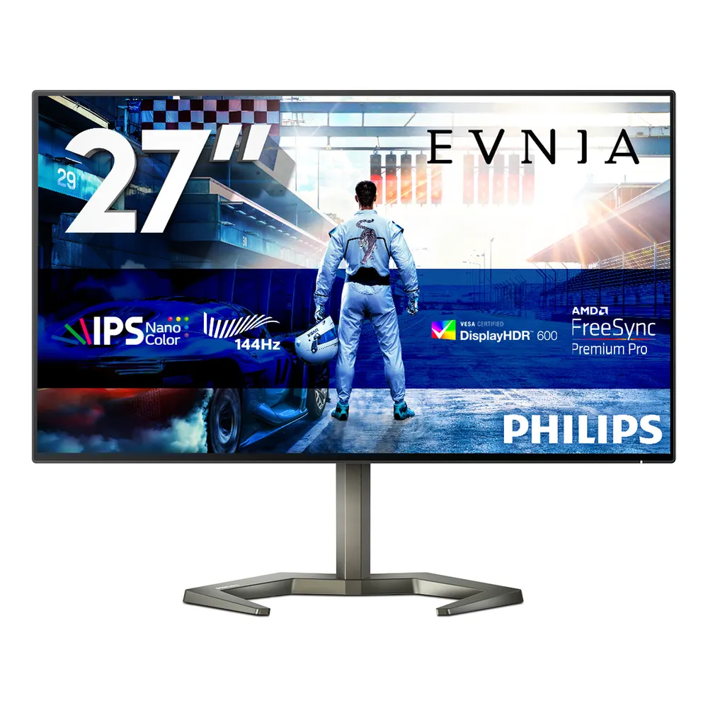 Monitor PHILIPS EVNIA 27M1F5800/00 27"/IPS/3840x2160/144Hz/1ms GtG/HDMIx2,DPx2,USB/Gsync/Pivot/crna