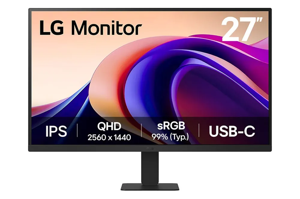 Monitor LG 27U631A-B 27"/IPS/2560x1440/100Hz/5ms GtG/HDMI,USB type C/VESA/crna