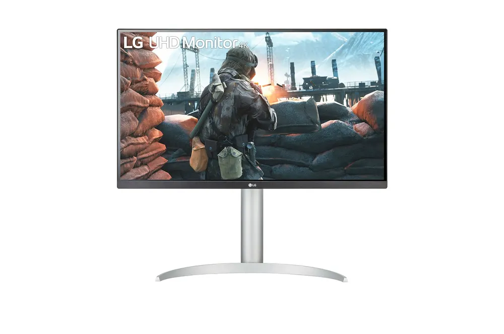 Monitor LG 27UP650K-W 27"/IPS/3840x2160/60Hz/5ms GtG/HDMIx2,DP/Freesync/pivot,visina/srebrna