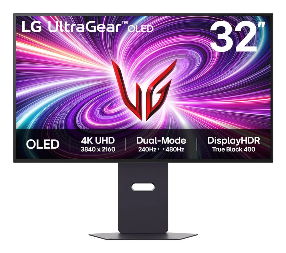 Monitor LG UltraGear 32GS95UV-B 32"/OLED/3840x2160/240Hz/0.03ms GtG/HDMIx2,DP,USB/Gync,fresync/Pivot