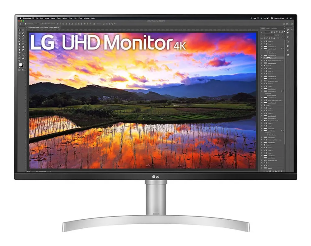 Monitor LG 32UN650K-W 31.5"/IPS/3840x2160/60Hz/5ms GtG/HDMIx2,DP/VESA/visina/zvučnici/srebrna