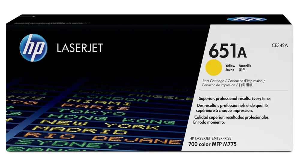 Toner HP 651A/žuta