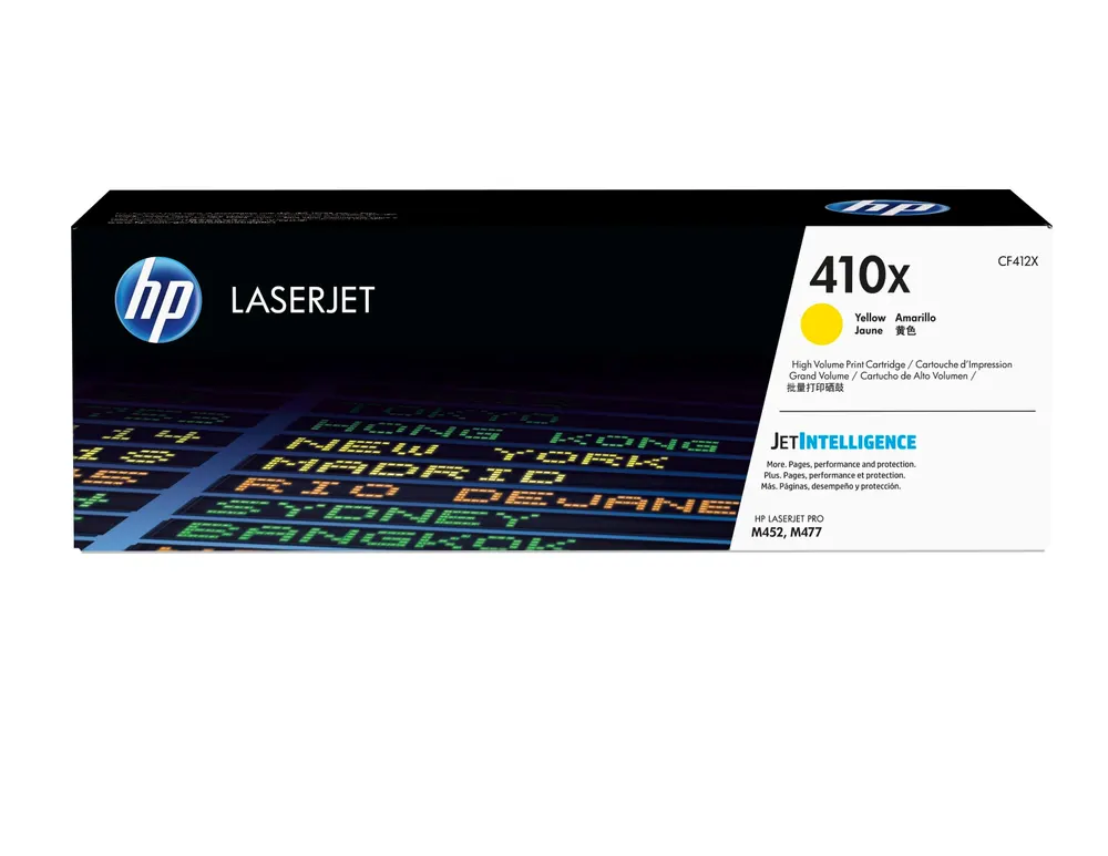 Toner HP 410X/žuta