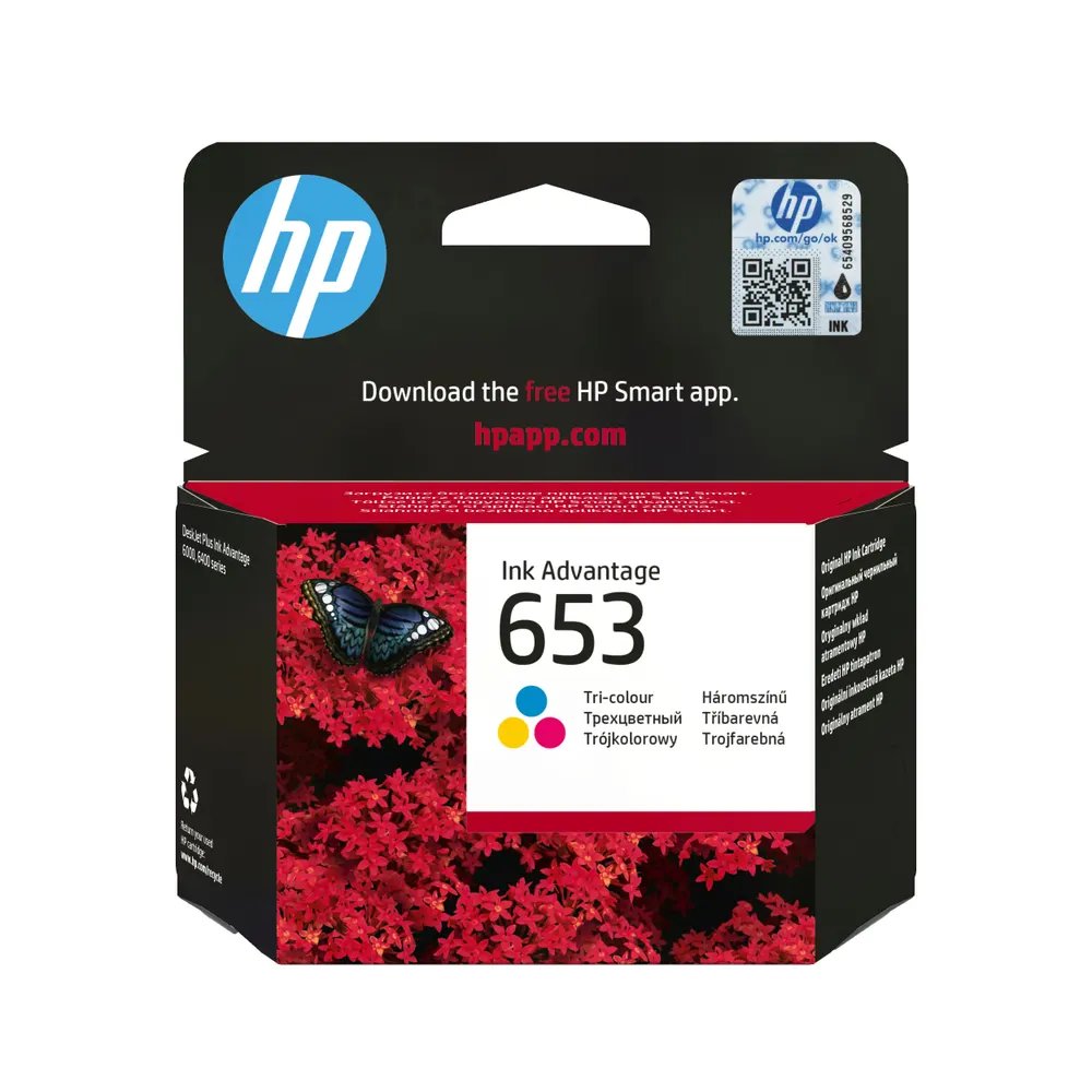 Kertridž HP 653/tri boje