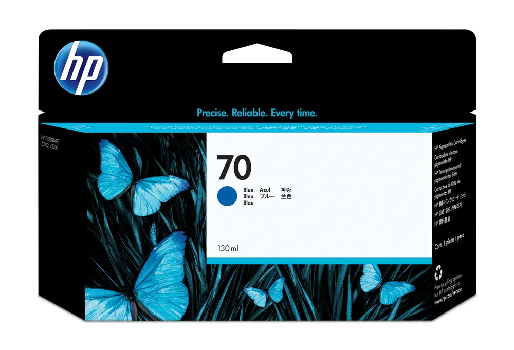 Kertridž HP No.70 130ml/jarko plava