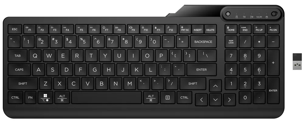 Tastatura HP 475 bežicna/Dual-Mode/US/7N7B9AA/crna