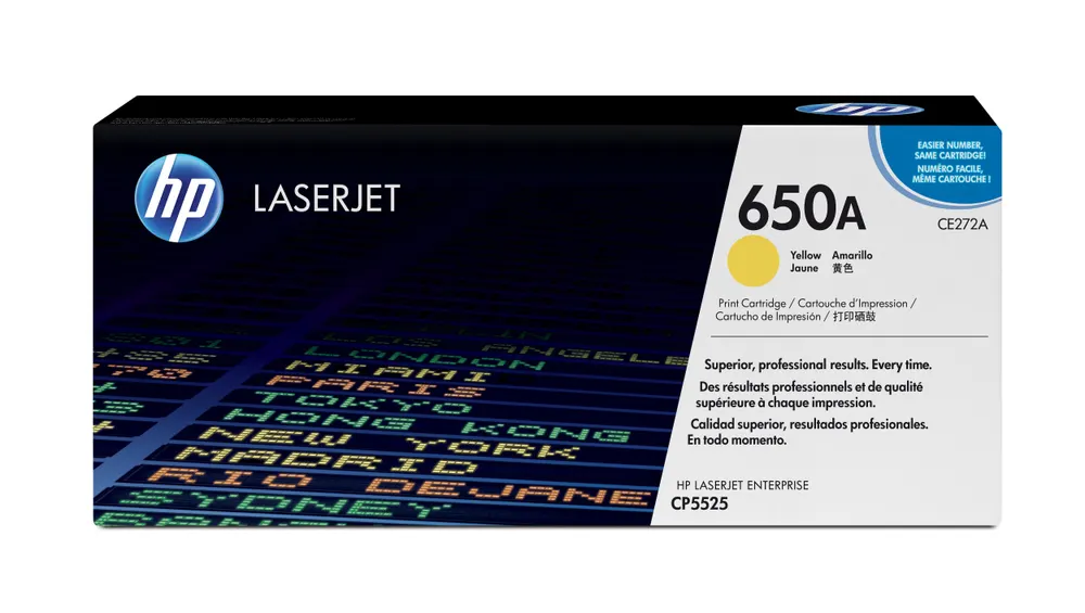 Toner HP 650A/žuta