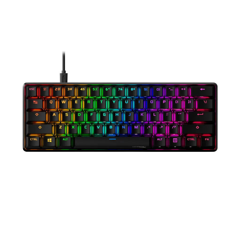 Tastatura HP HyperX Alloy Origins 60/Mehanička/Gaming/ HX Red/US/4P5N4AA/crna