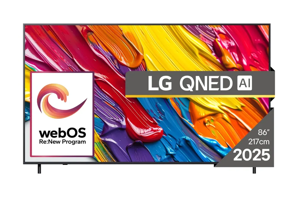 Televizor LG 86QNED82A3B/QNED/86"/4K Ultra HD/smart/webOS 25/crna