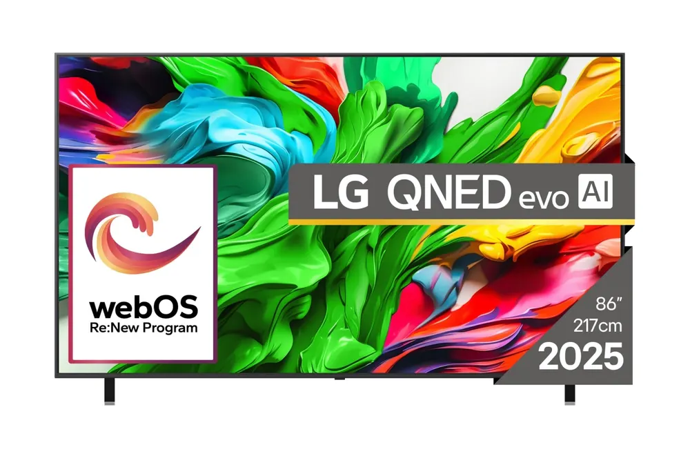 Televizor LG 86QNED85A3C/QNED MiniLED/86"/4K Ultra HD/smart/webOS 25/crna