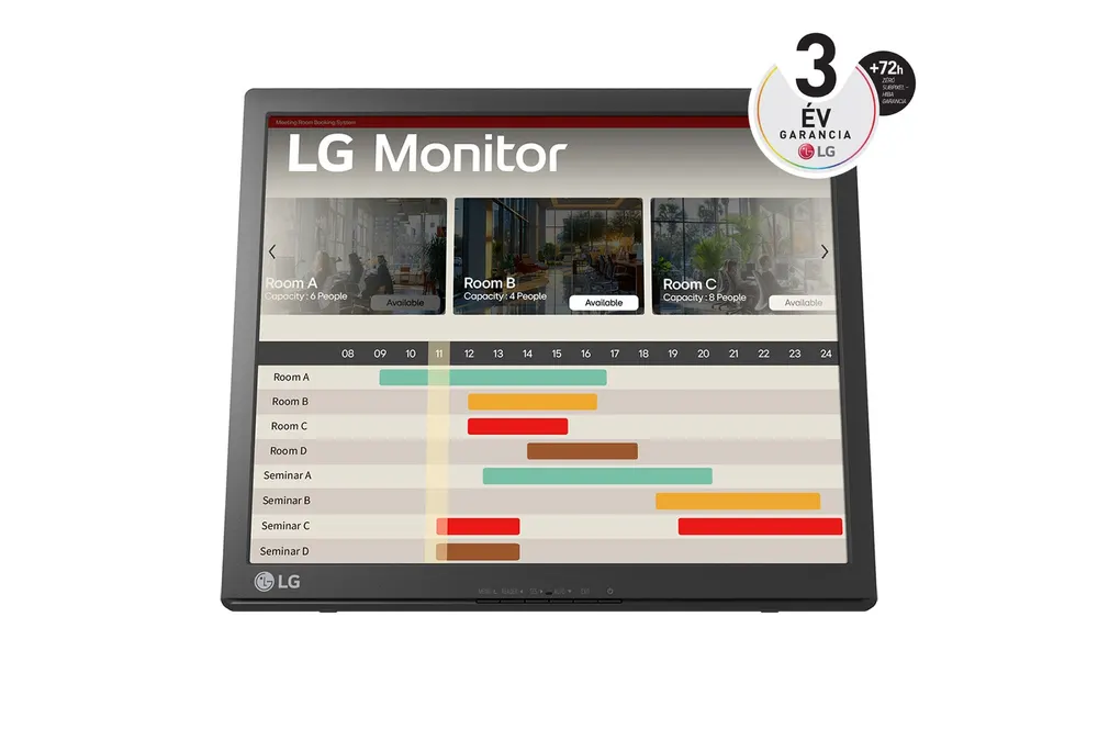 Monitor LG 17BR30T-B 17"/TN,Touch,5:4/1280x1024/75Hz/5ms GtG/VGA,USB/VESA/crna