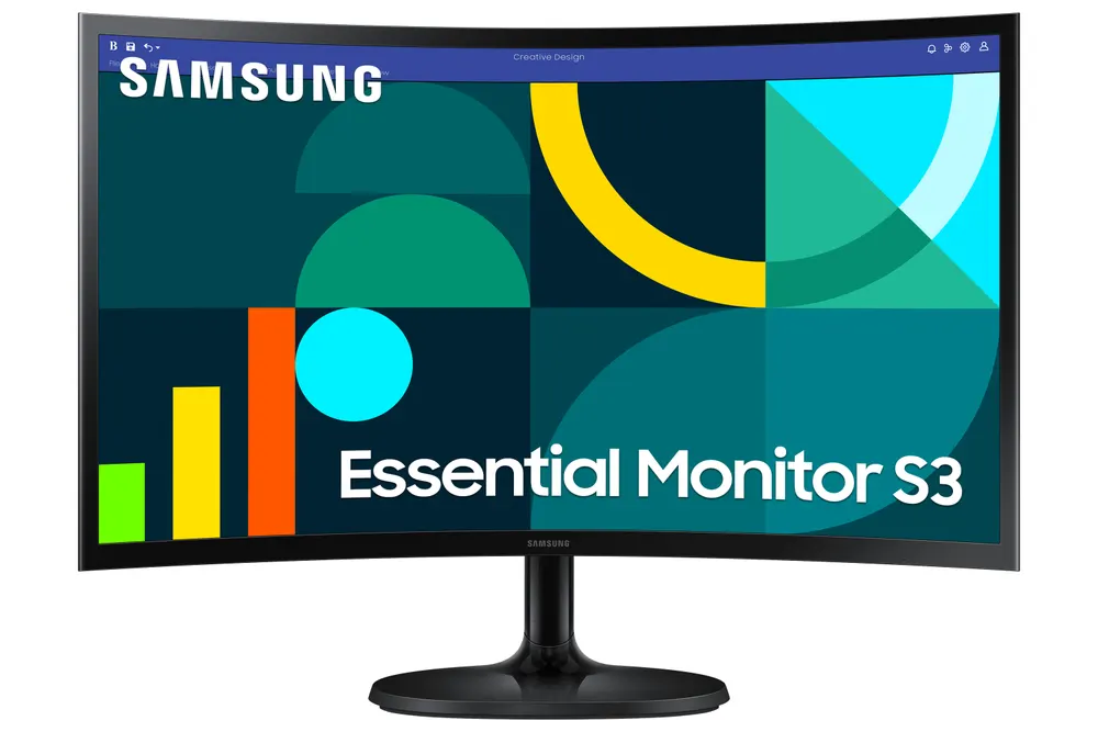 Monitor SAMSUNG LS24D360GAUXEN 24"/VA,zakrivljen/1920X1080/100Hz/5ms GtG/VGA,HDMI/VESA/crna