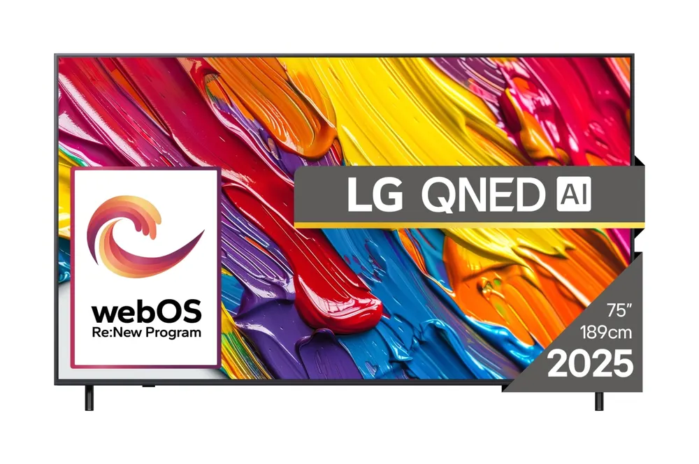 Televizor LG 75QNED82A3B/QNED/75"/4K Ultra HD/smart/webOS 25/crna