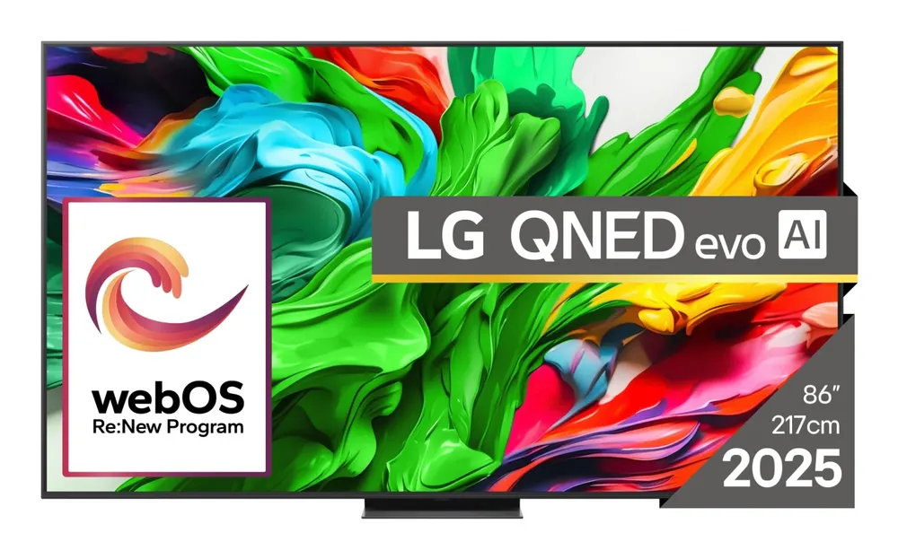 Televizor LG 86QNED86A3A/QNED MiniLED/86"/4K Ultra HD/smart/webOS 25/crna