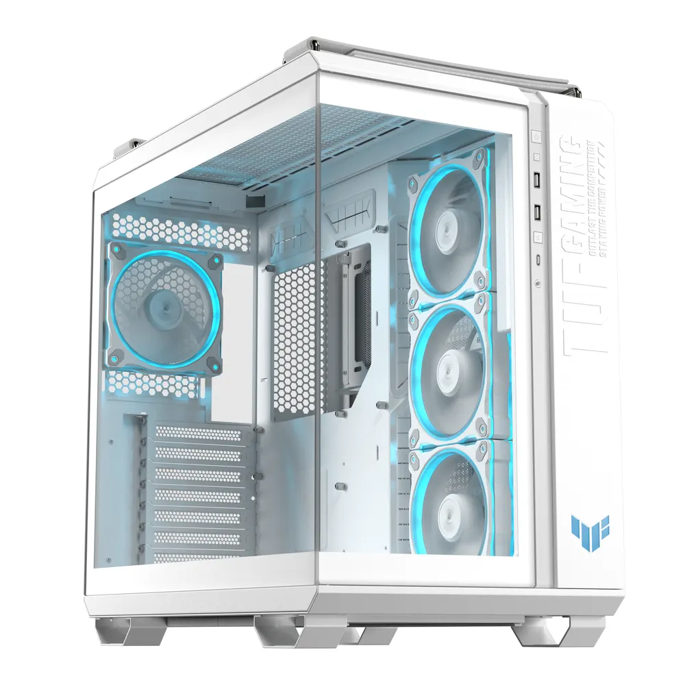 Kucište ASUS TUF GAMING GT502 HORIZON TG Mid Tower/ATX/Micro-ATX/Mini-ITX/kaljeno staklo/ARGB/bela