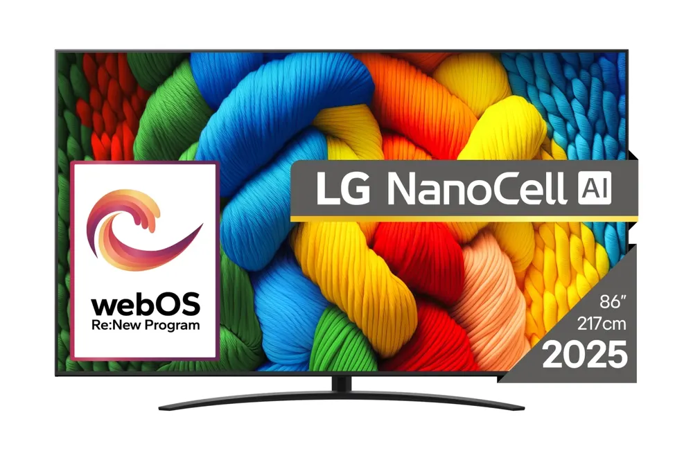 Televizor LG 86NANO81A3A/NanoCell/86"/4K Ultra HD/smart/webOS 25/crna