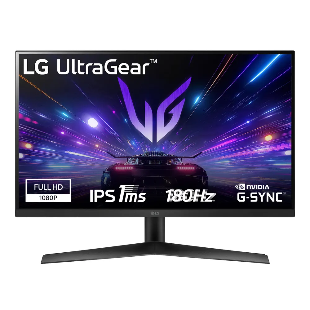 Monitor LG UltraGear 27GS60F-B 27"/IPS/1920x1080/180Hz/1ms GtG/HDMI,DP/Gsync,freesync/VESA/crna