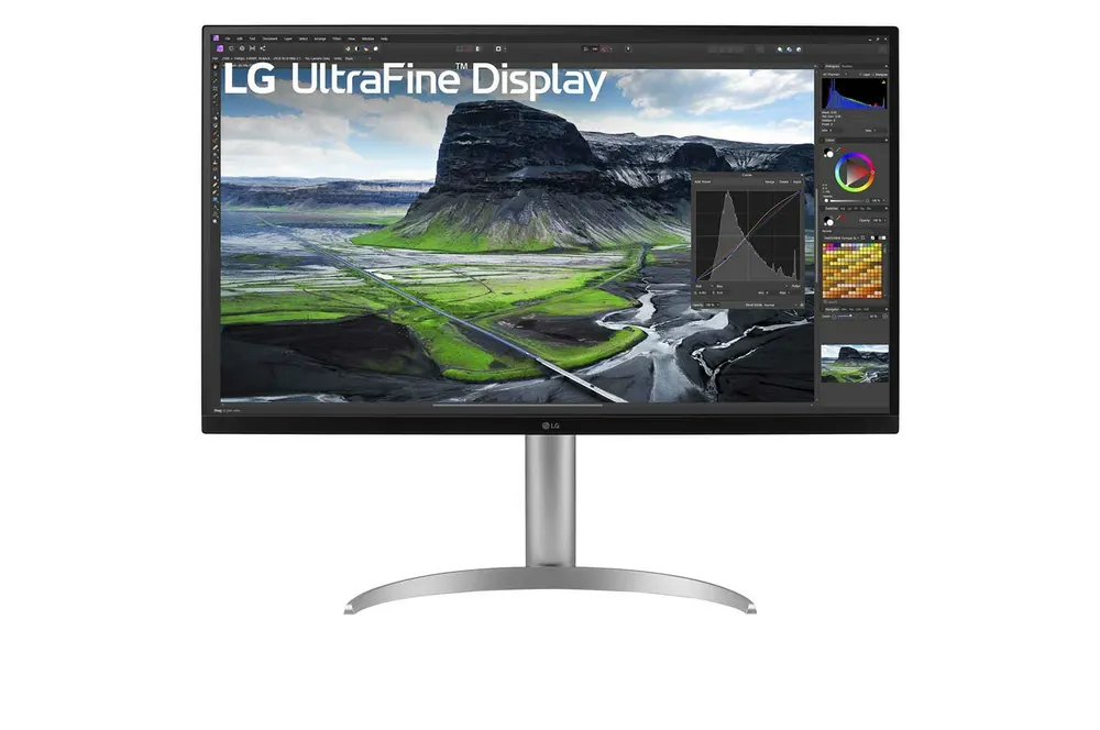 Monitor LG 32UQ850V-W 32"/IPS/3840x2160/60Hz/5ms GtG/HDMIx2,DP,USB/pivot,visina/zvučnici/srebrna