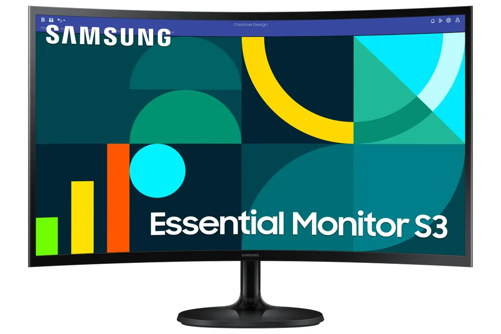 Monitor SAMSUNG LS27D360GAUXEN 27"/VA,zakrivljen/1920x1080/100Hz/4ms GtG/VGA,HDMI/VESA/crna