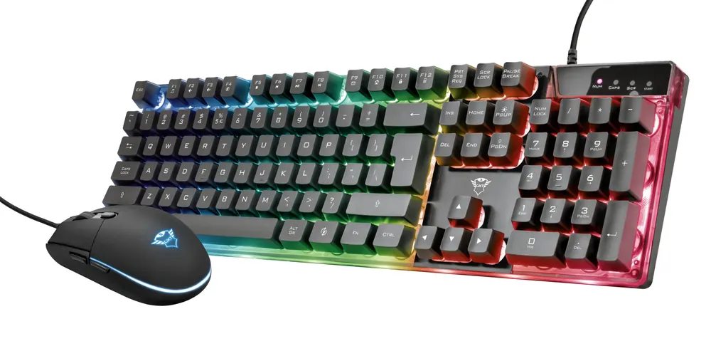 Tastatura+miš TRUST GXT 838 AZOR žicni set/gaming/crna