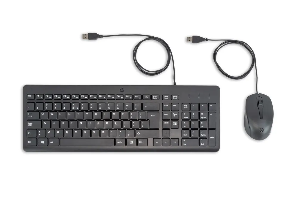 Tastatura+miš HP 150 žicni set/US/240J7AA/crna