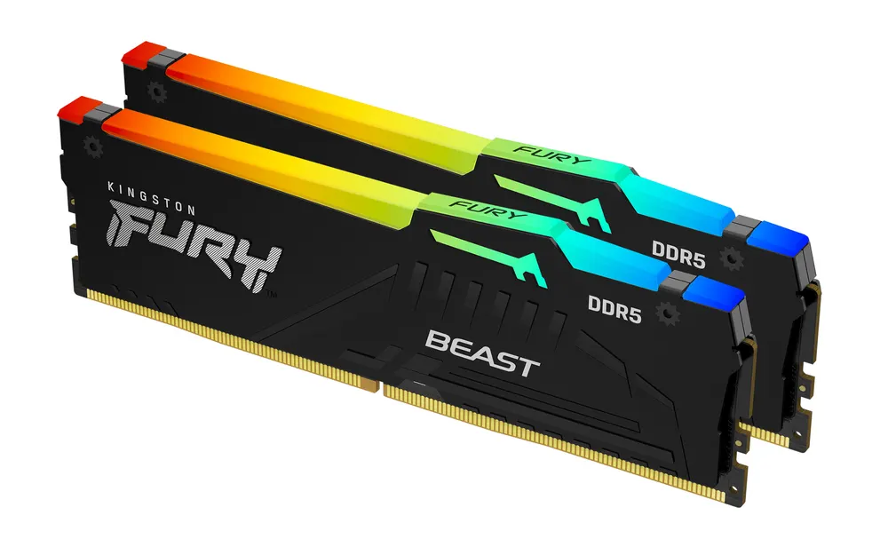 Memorija KINGSTON 16GB(2x8GB)/DIMM/DDR5/5600MHz/CL40/FURY Beast