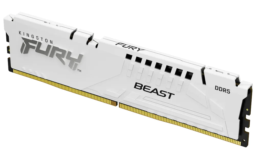 Memorija KINGSTON 32GB/DIMM/DDR5/5600MHz/CL40/FURY Beast White XMP