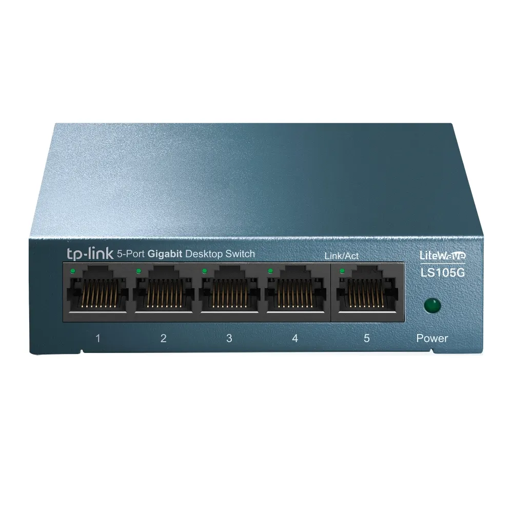 Switch TP-LINK LS105G LiteWave Gigabit 5xRJ-45/10/100/1000Mbps/metalno kucište