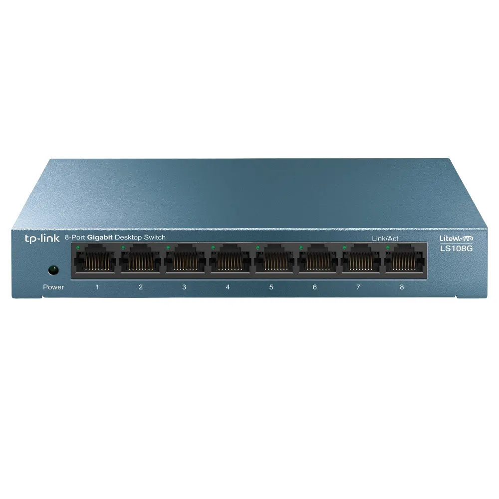 Switch TP-LINK LS108G LiteWave Gigabit 8xRJ-45/10/100/1000Mbps/metalno kucište