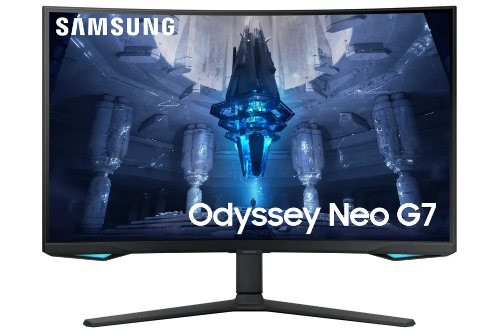 Monitor SAMSUNG LS32BG750NPXEN 32"/VA,zakrivljen/3840x2160/165Hz/1ms GtG/HDMIx2,DP,USB/freesync/crna