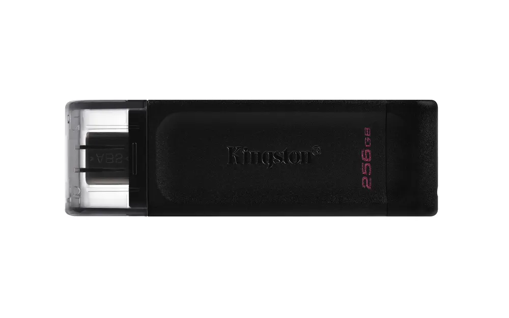 USB memorija KINGSTON DT70/256GB/DataTraveler/3.2/crna