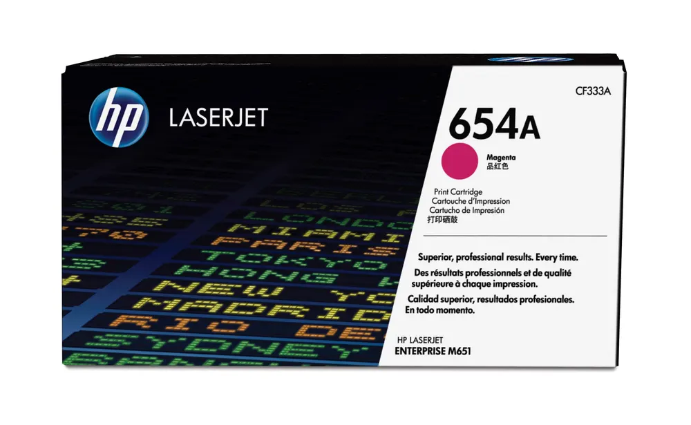 Toner HP 654A/crvena
