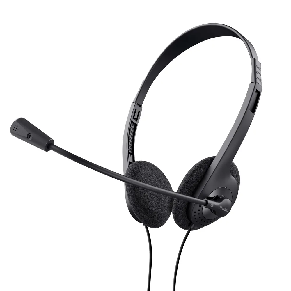 Slušalice TRUST Primo Chat Headset žicne/3,5mm+2x3,5mm/crna