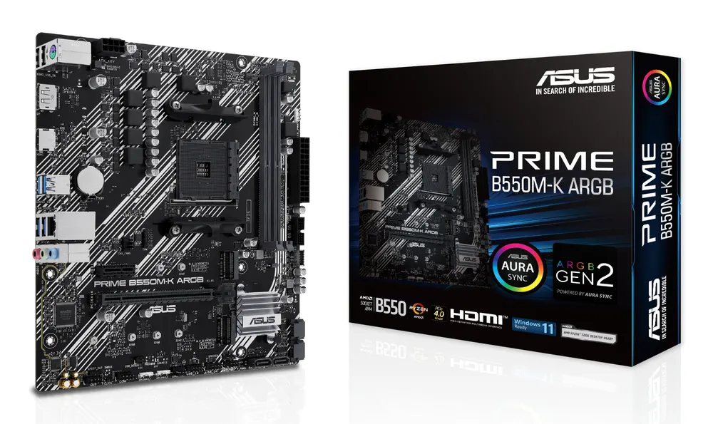 Matična ploča ASUS PRIME B550M-K ARGB/AM4