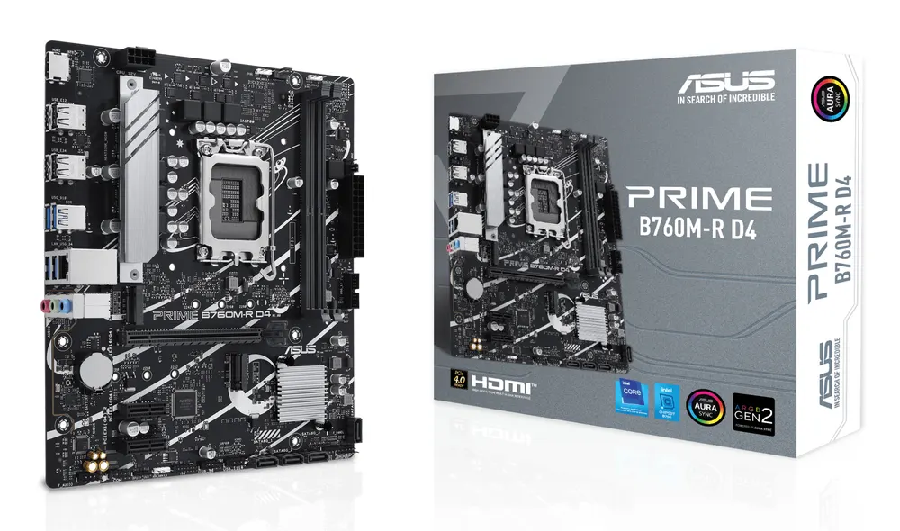 Matična ploča ASUS PRIME B760M-R D4/LGA1700