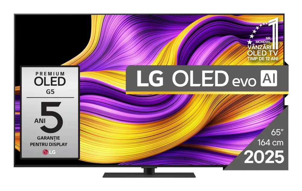 Televizor LG OLED65G53LS/OLED/65"/4K Ultra HD/smart/webOS 25/crna