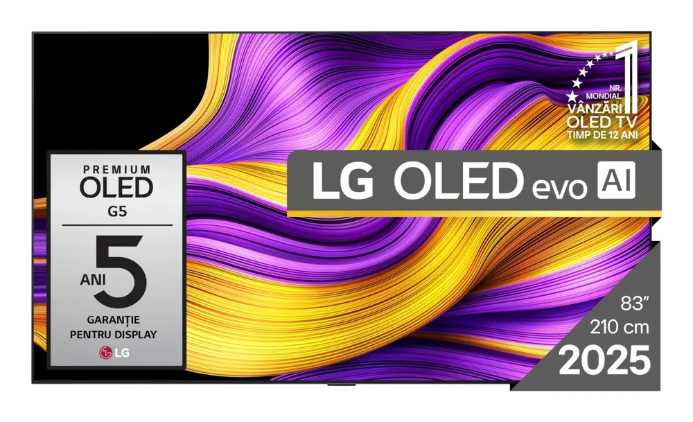 Televizor LG OLED83G51LW/OLED/83"/4K Ultra HD/smart/webOS 25/crna