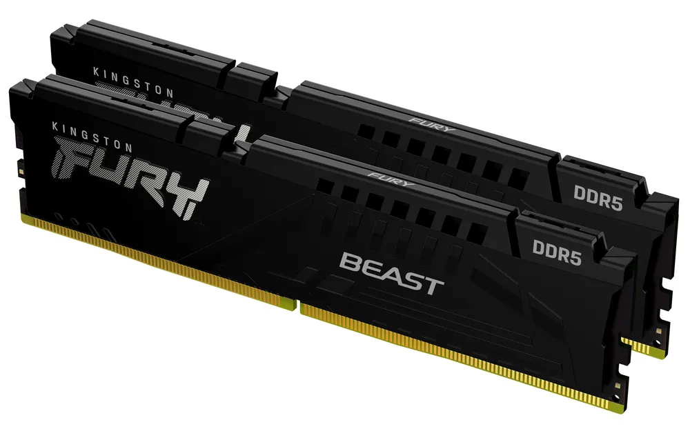 Memorija KINGSTON 64GB(2x32GB)/DIMM/DDR5/5200MT/s/CL40/FURY Beast XMP