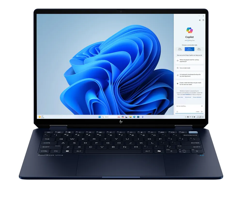 Laptop HP OmniBook Ultra Flip 14-fh0008nm W11H/14"2.8K OLED Touch/U7 258V/32GB onboard/1TB/plava/3g