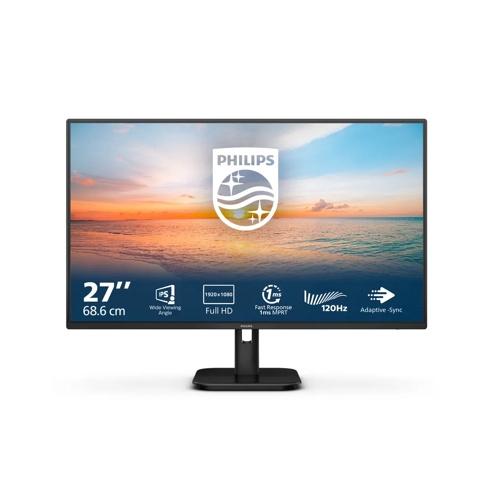 Monitor PHILIPS 27E1N1100A/00 27"/IPS/1920x1080/120Hz/1ms MPRT/VGA,HDMI/VESA/crna