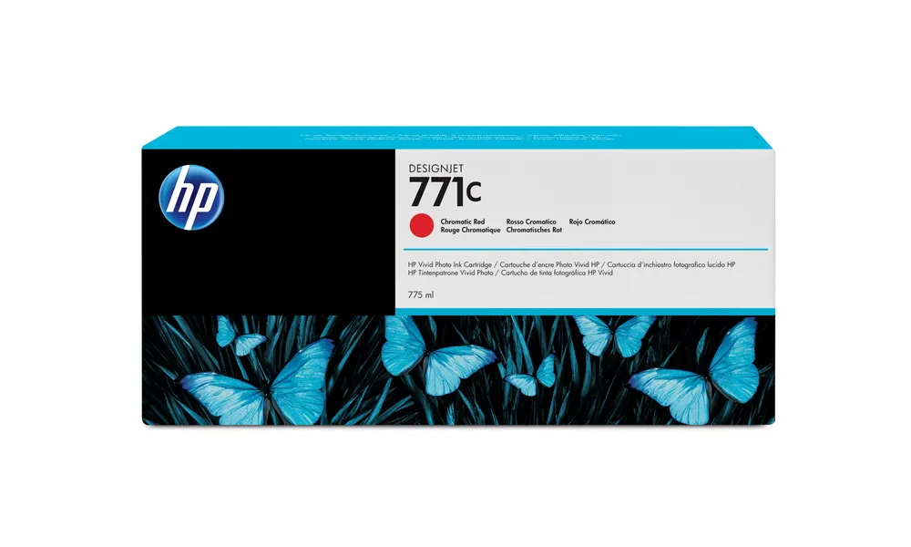 Kertridž HP 771C 775ml/prozirno crvena