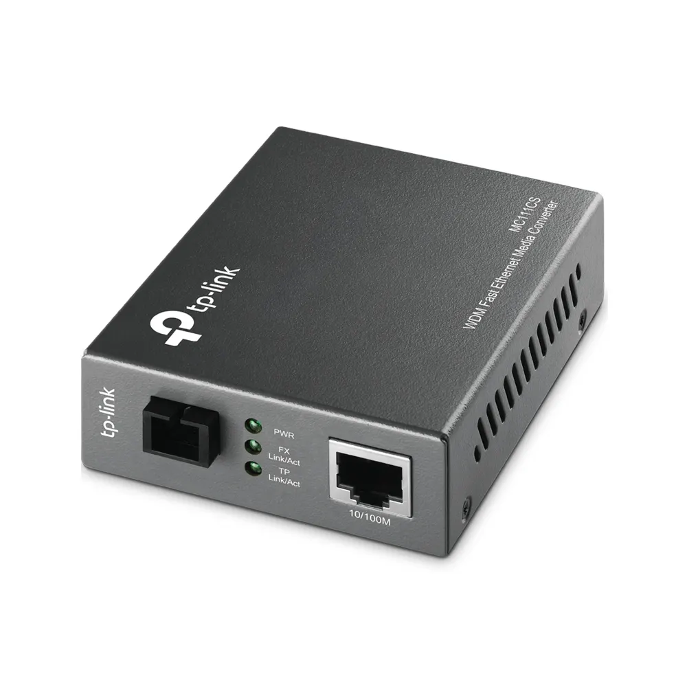 Media konverter TP-LINK MC111CS 10/100Mbps to 100Mbps/single-mode SC fiber/domet do 20km