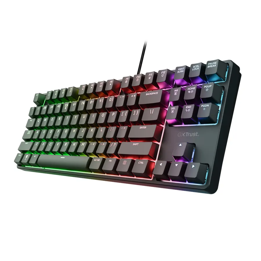 Tastatura TRUST  GXT864 CADA TKL Mehanička/gaming/ US/crna