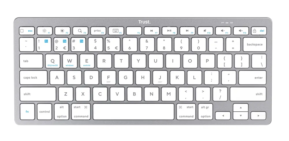 Tastatura TRUST BASICS Bluetooth/SRB/siva