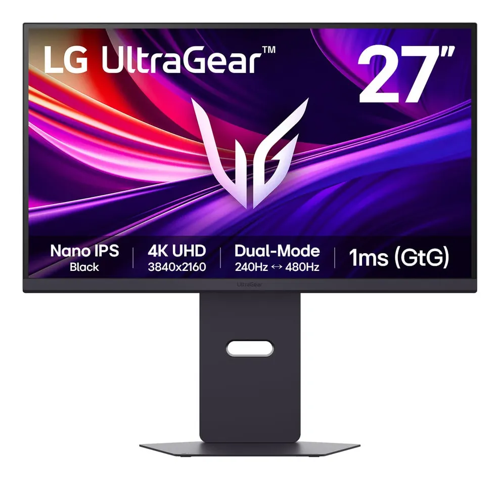 Monitor LG 27G850A-B 27"/IPS/3840x2160/480Hz FHD, 240Hz UHD/1ms GtG/HDMIx2,DP, USB/Gsync,freesync