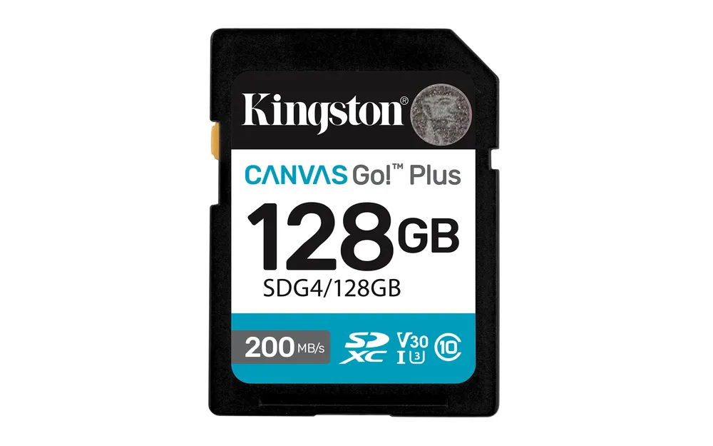 Memorije kartice SDG4/128GB/ 128GB SDXC Canvas Go Plus Gen4 200MB/s C10 UHS-I U3 V30