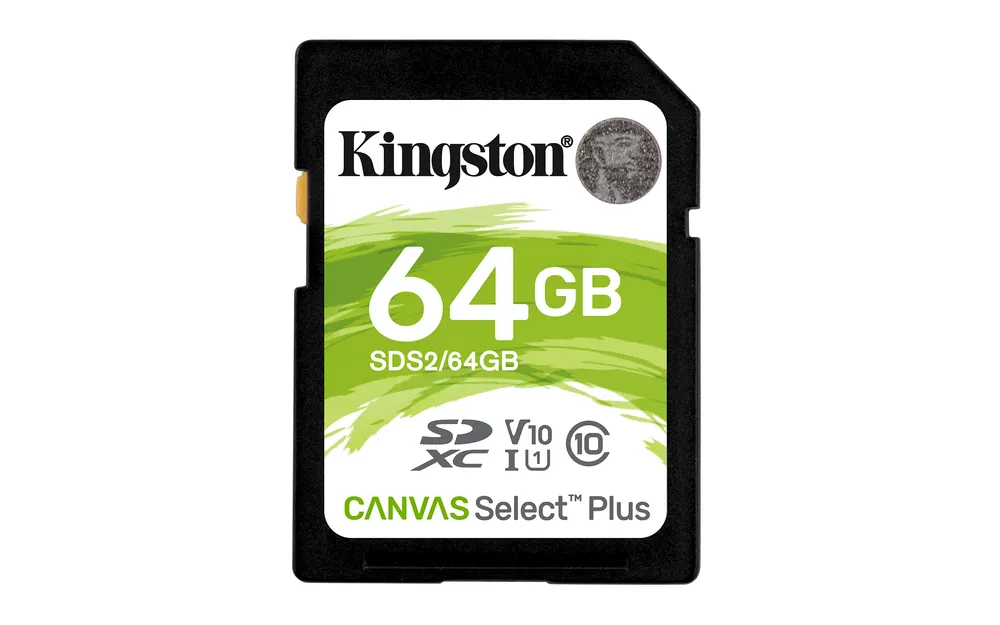 Memorije kartice KINGSTON SDS2/64GB/SD/64GB/Class10 U1/100MB/s-85MB/s